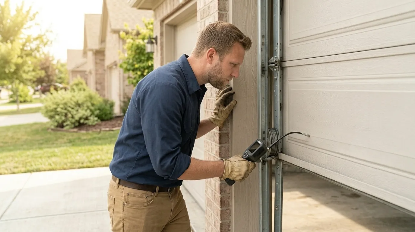 Garage Doors on Houses Built Before Insulation Rules Caught Up